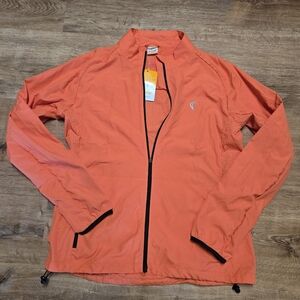 NWT! RunAlp Large Orange Light Weight Outdoor Travel Jacket